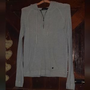 PrAna Gray Hoodie Sweater